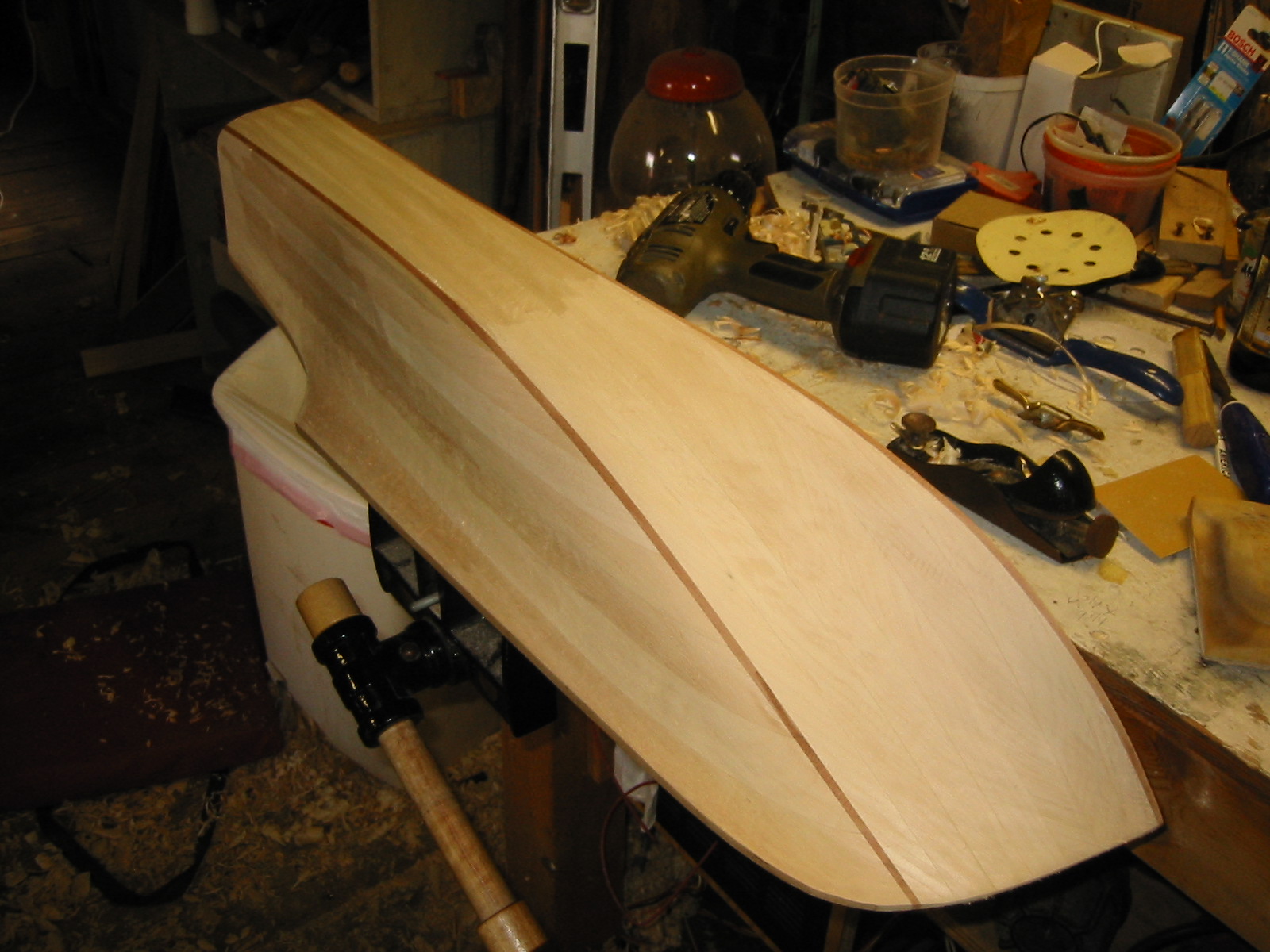 Half model of John's Bay Boat 42